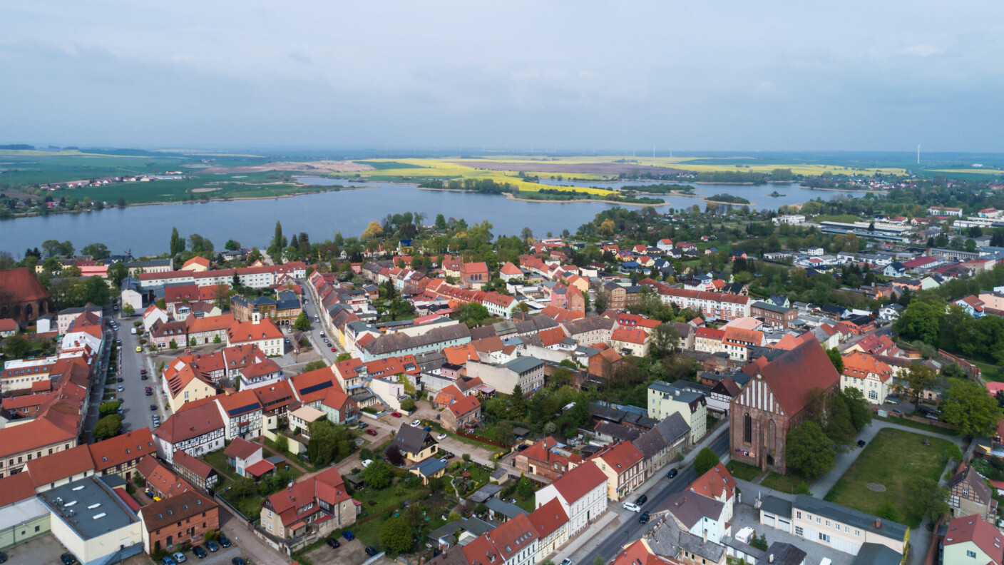 Luftbild von Angermünde