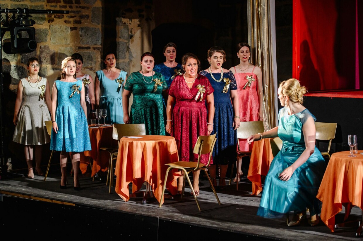 Leah Gordon als Elisabeth in Wagners „Tannhäuser“ bei den Opernfestspielen Heidenheim