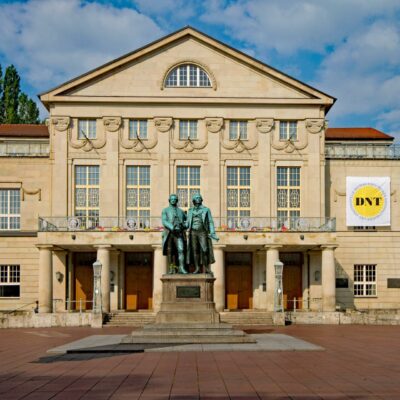 Hält eine besondere Ausgrabung bereit: das Weimarer Nationaltheater
