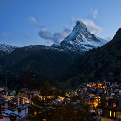 Zermatt bei Nacht