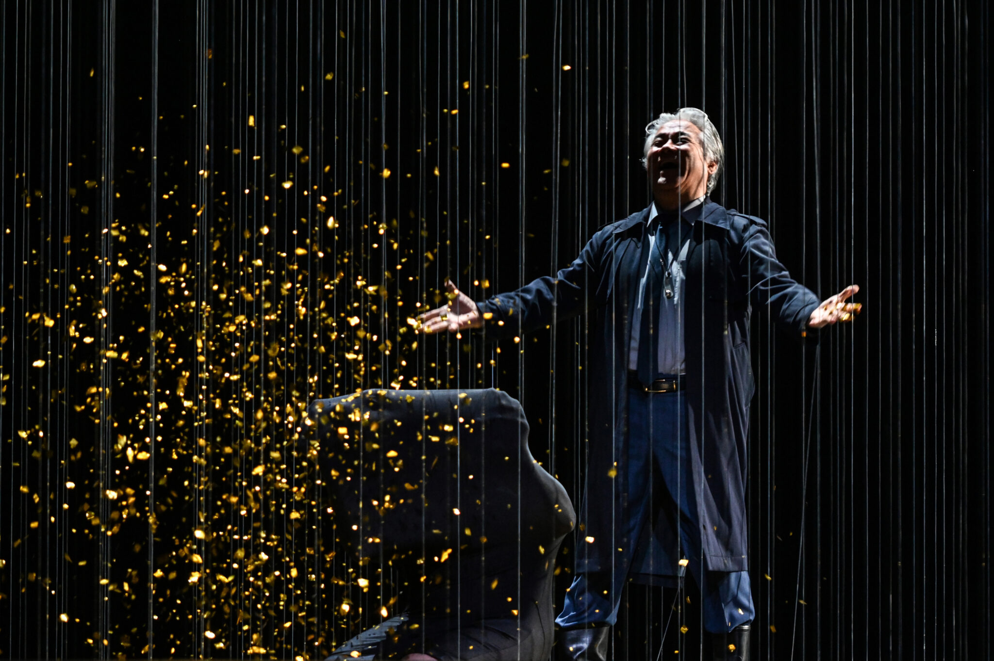 Szenenbild aus „Der fliegende Holländer“ an der Staatsoper Hamburg