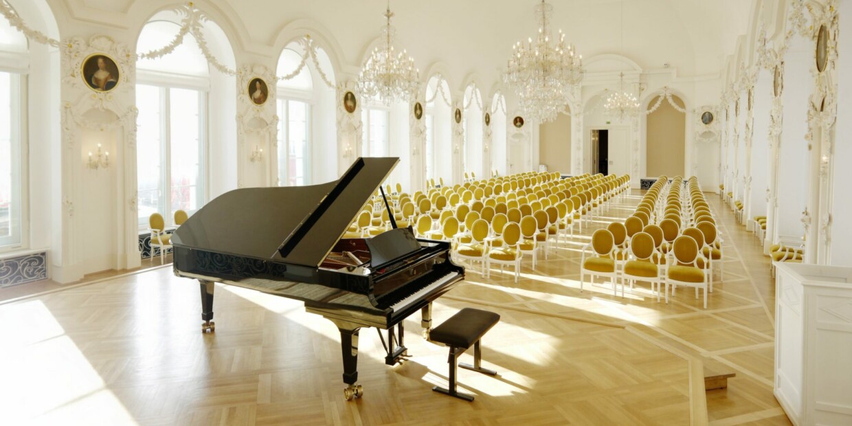 Erbaut in Bachs Sterbejahr 1750: Festivalspielstätte Barocksaal