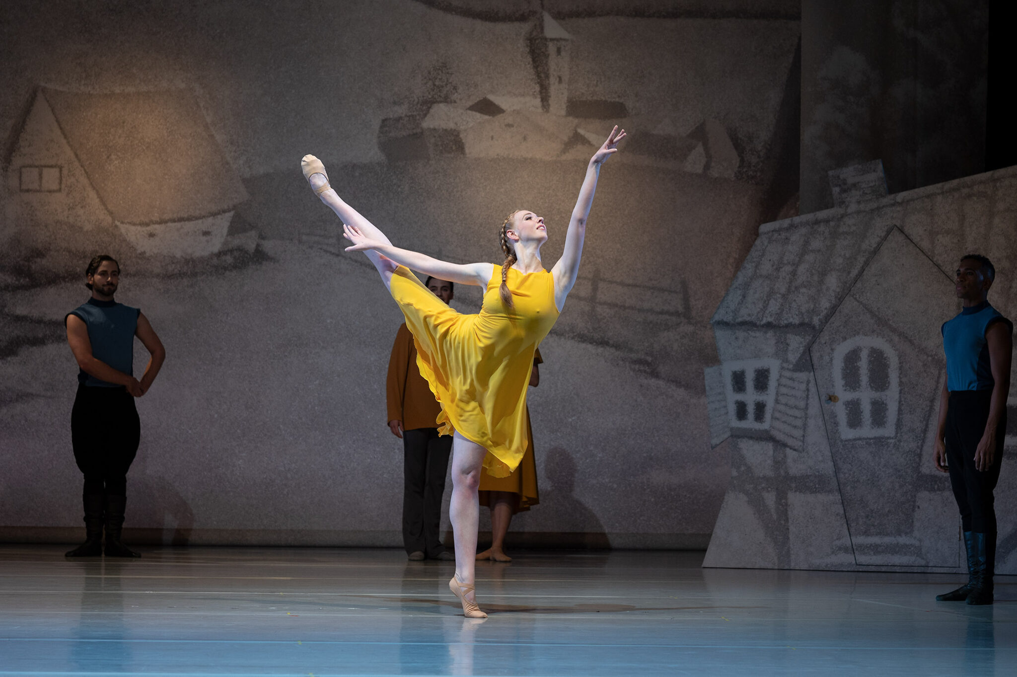 Szenenbild aus „Giselle“ am Landestheater Eisenach