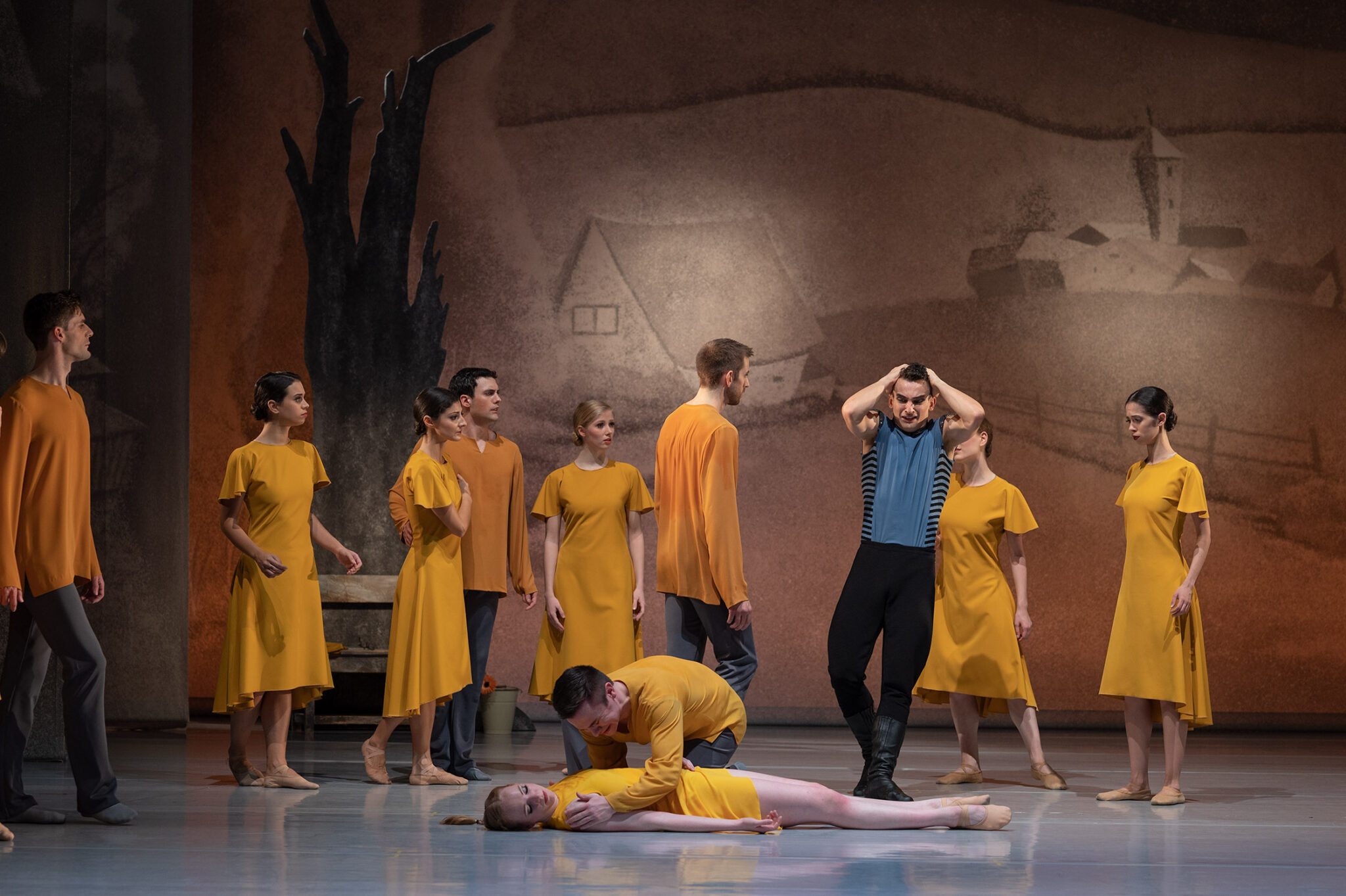 Szenenbild aus „Giselle“ am Landestheater Eisenach