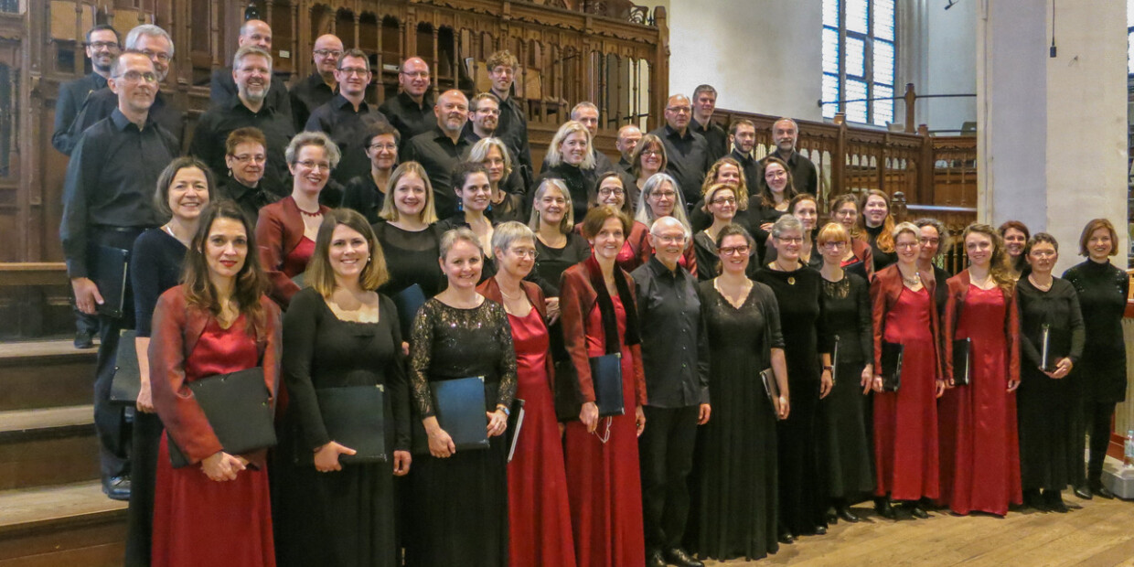 Konzertreisen führen den Orpheus Chor München ins In- und Ausland, wie hier in die Thomaskirche Leipzig