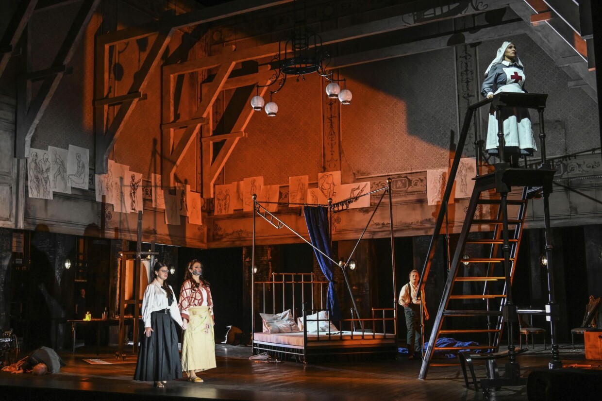 Szenenbild aus Franchettis „Asrael“ am Theater Bonn