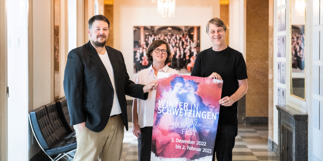 Leitungsteam des Festivals: Thomas Böckstiegel, Ulrike Schumann und Holger Schultze (v. l. n. r.)