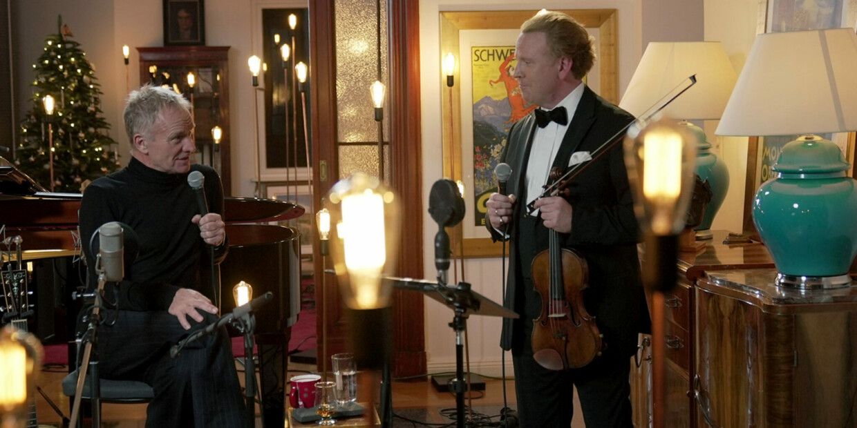 Sting und Gastgeber Daniel Hope