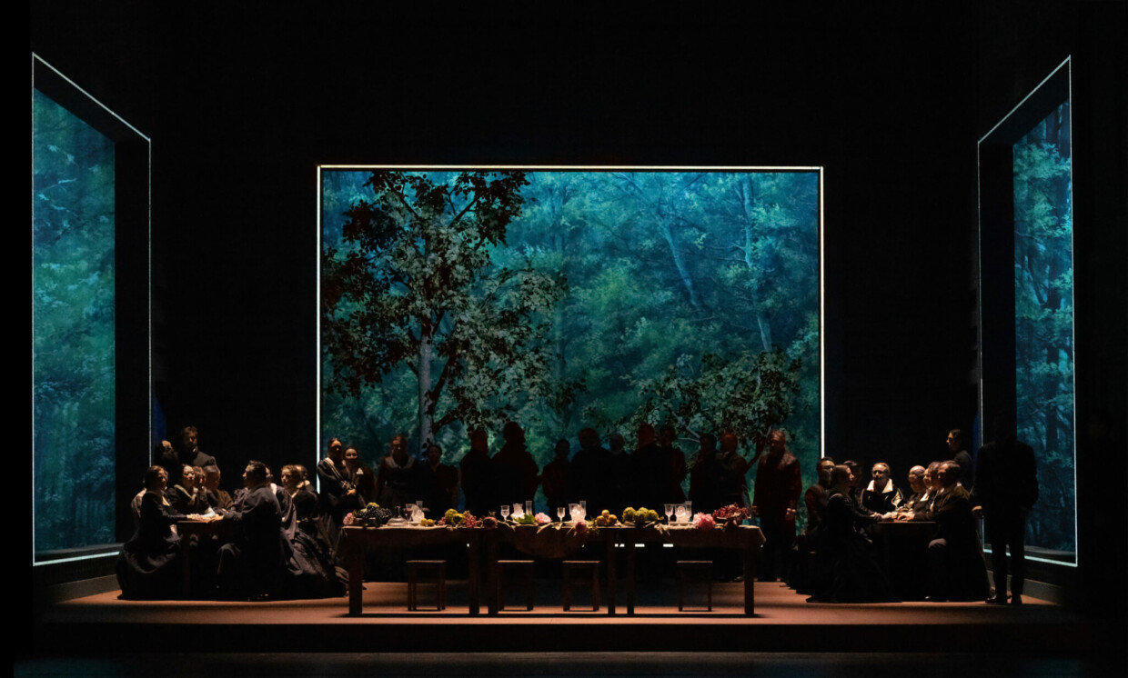 Szenenbild aus Donizettis „Maria Stuarda“ am Grand Théâtre de Genève