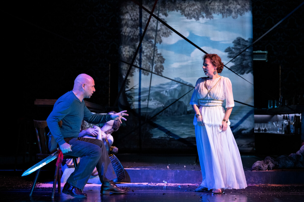 Winter in Schwetzingen: Henryk Böhm und Jutta Böhnert in Keisers „Ulysses“