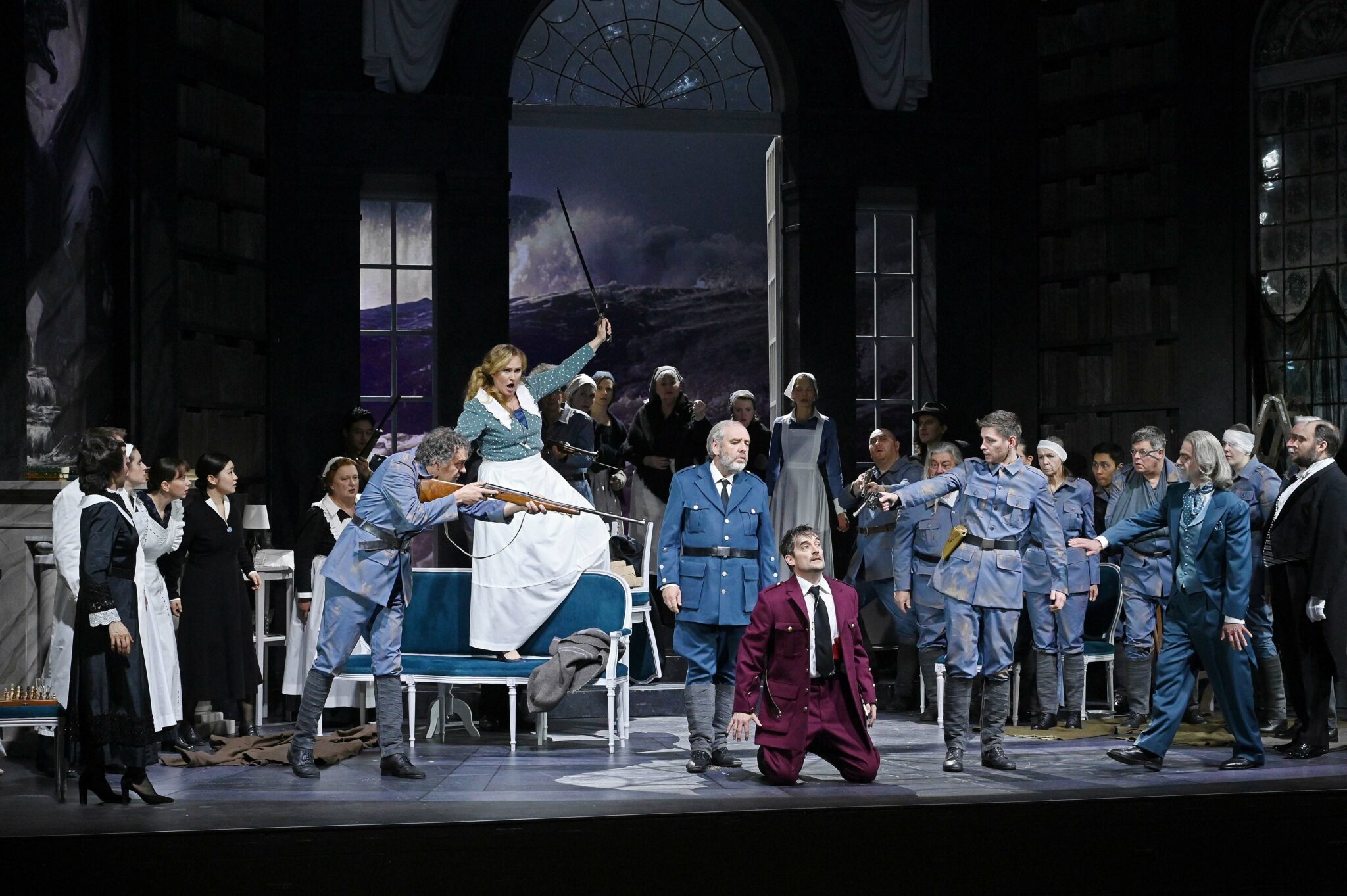 Szenenbild aus „La Légende de Tristan“ am Theater Ulm