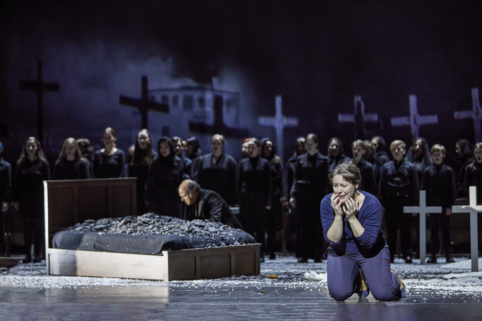 Szenenbild aus „Il trittico“ an der Hamburgischen Staatsoper