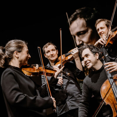 Können auch privat gut miteinander: Streicher des Kuss Quartetts