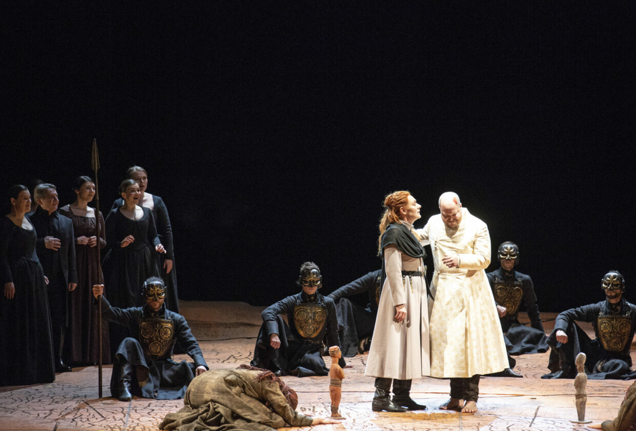 Szenenbild aus „Idomeneo“ an der Staatsoper Unter den Linden
