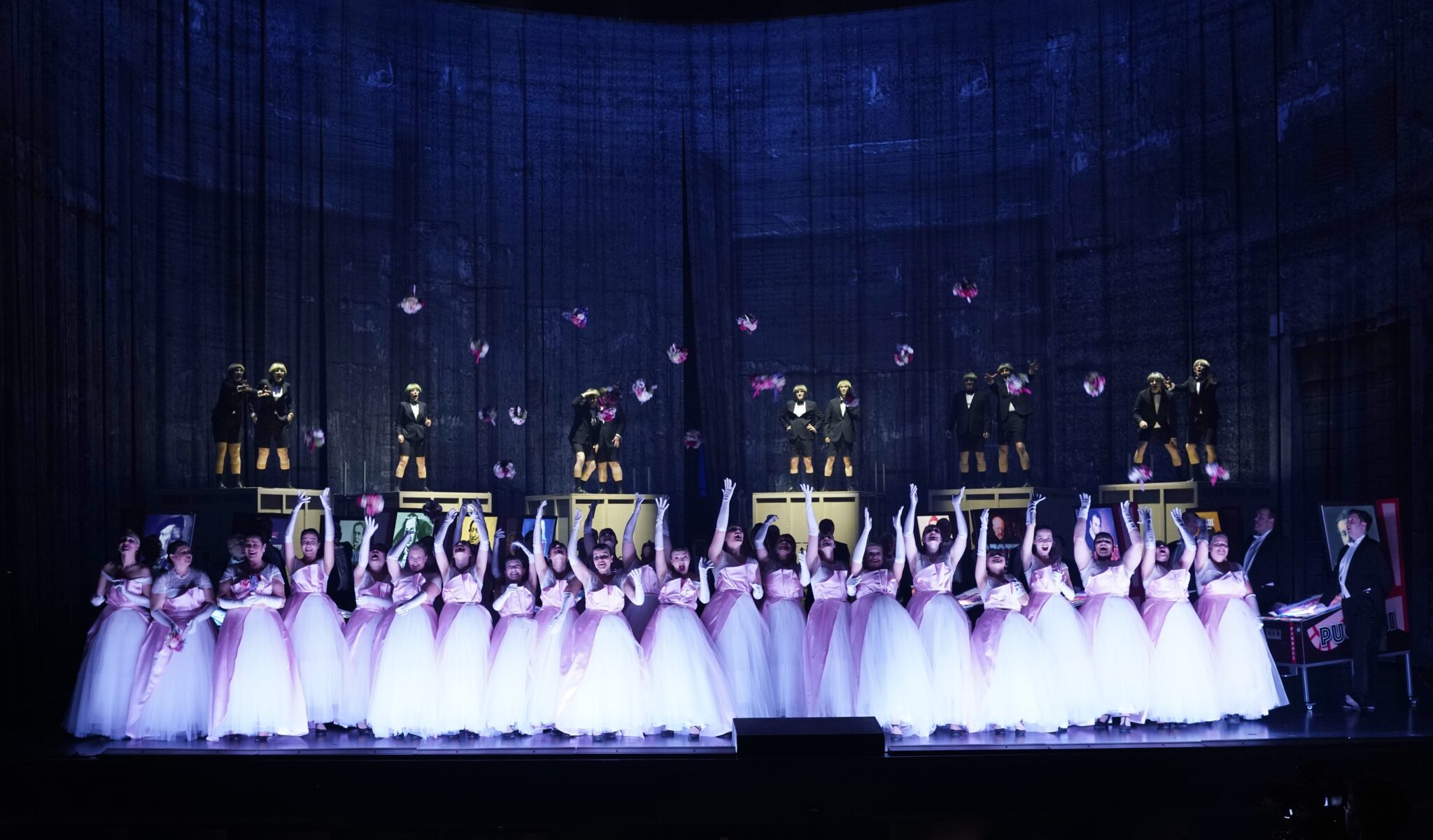 Szenenbild aus „Die Meistersinger von Nürnberg“ am Landestheater Linz