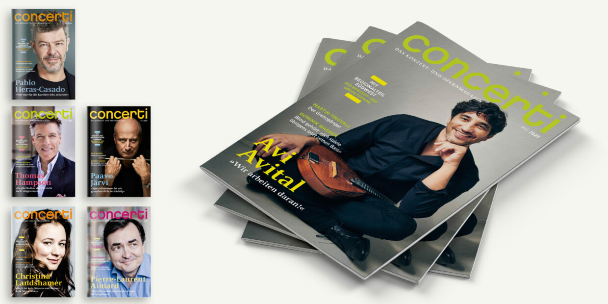 Druckfrisch: die concerti Mai-Ausgabe!
