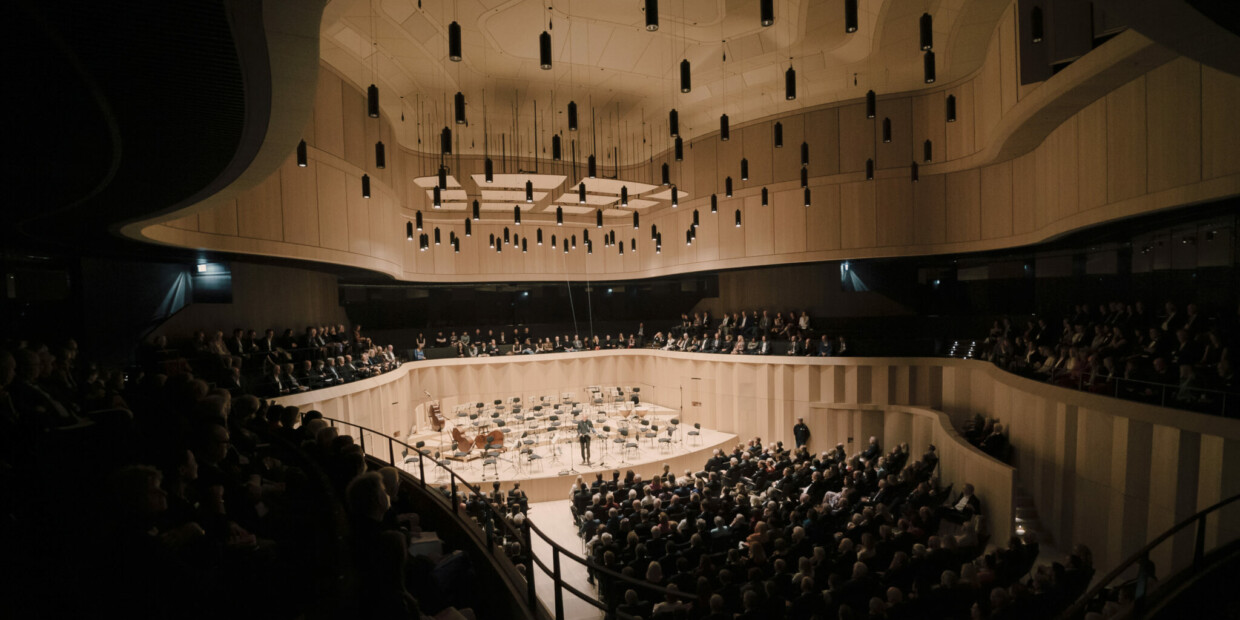 Auch „hölzernes Schatzkästchen“ genannt: Konzertsaal im Casals Forum der Kronberg Academy