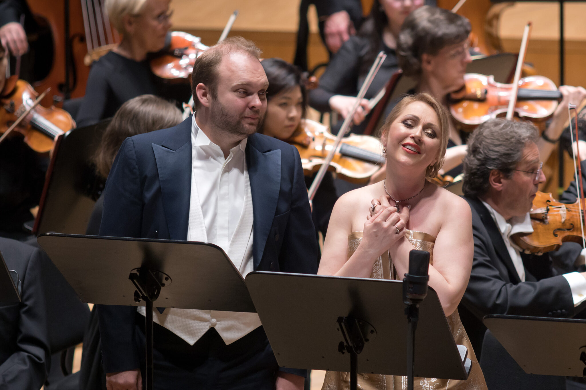 Benjamin Bruns und Viktorija Kaminskaite in „Die drei Pintos“