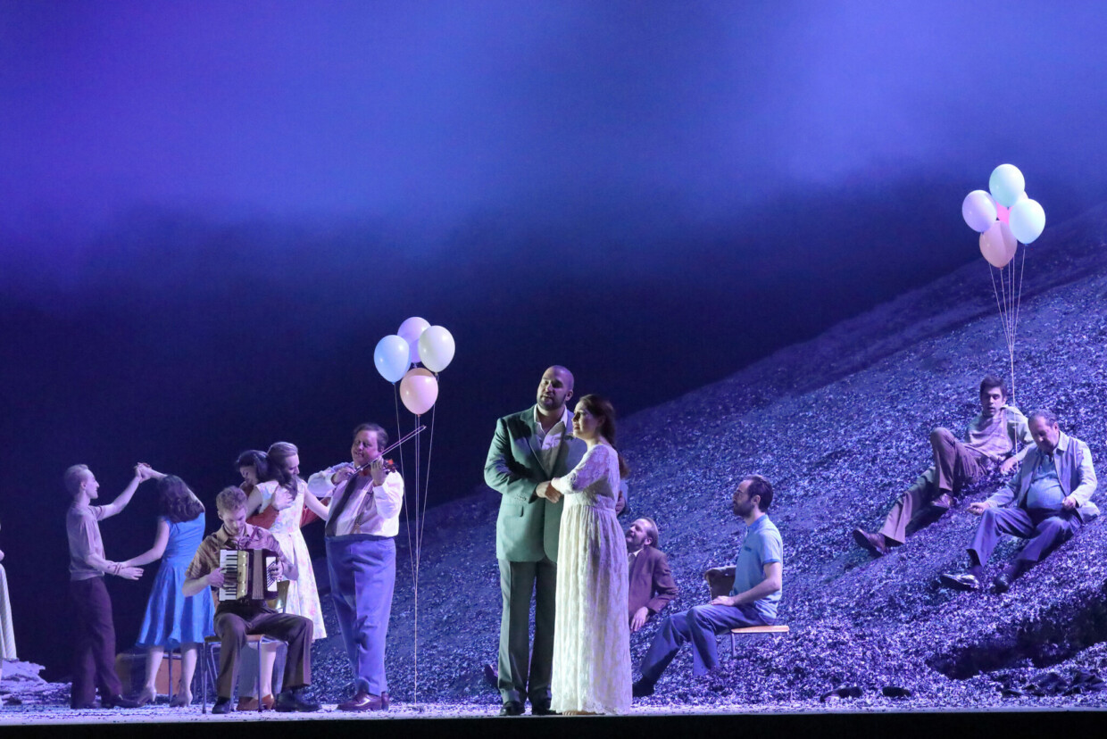 Szenenbild aus „Aida“ an der Bayerischen Staatsoper München
