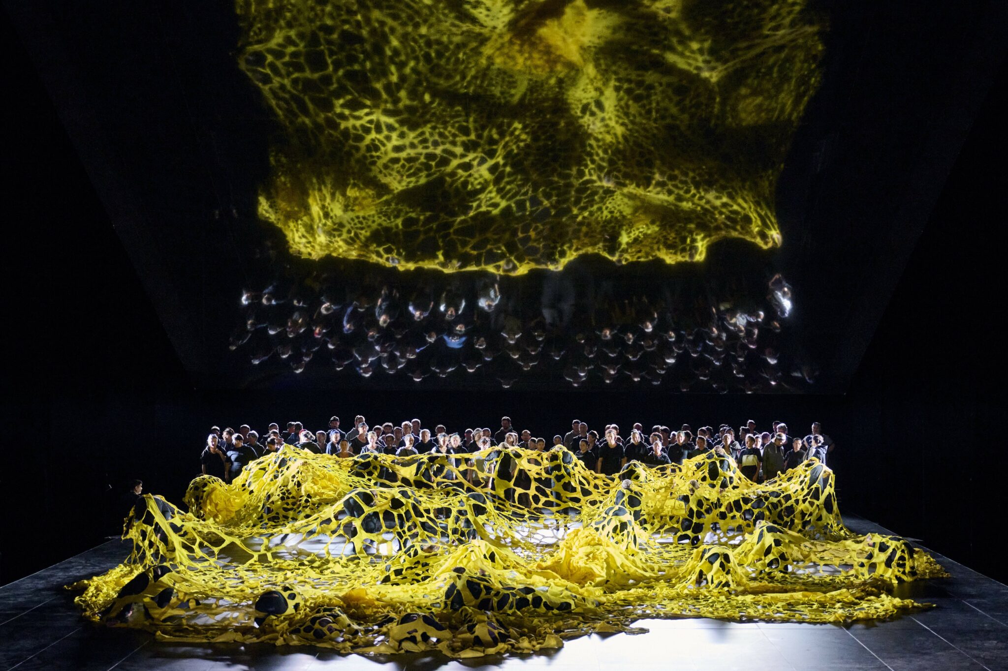 Szenenbild aus „Saint François d’Assise” an der Staatsoper Stuttgart