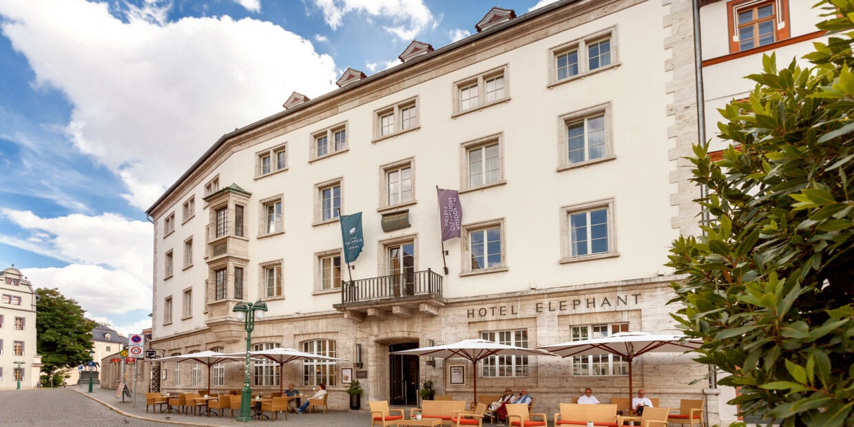 Erste Adresse am Platz und geschichtsträchtiger Ort: das Hotel Elephant