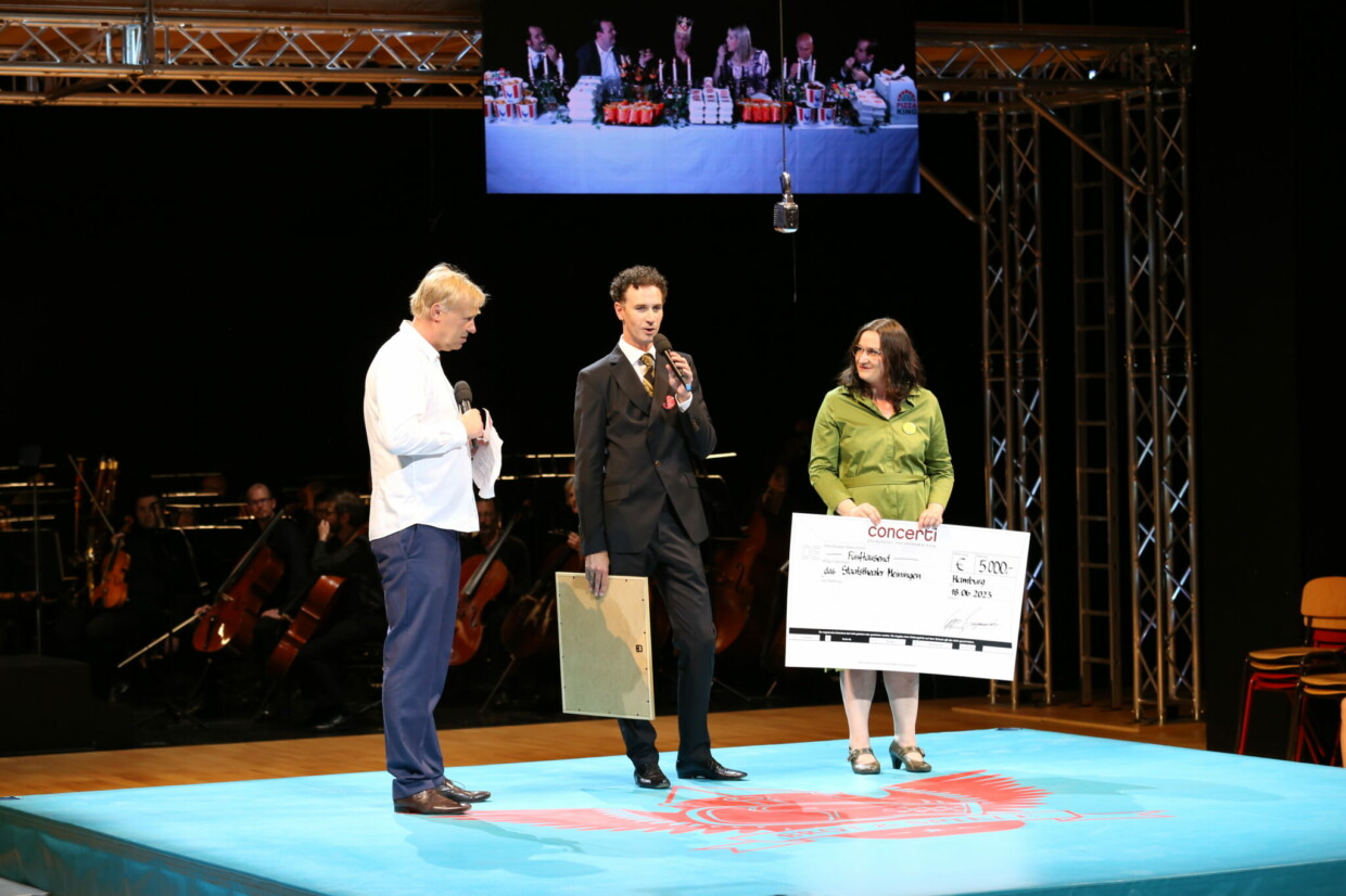 Ehrung im Boxring