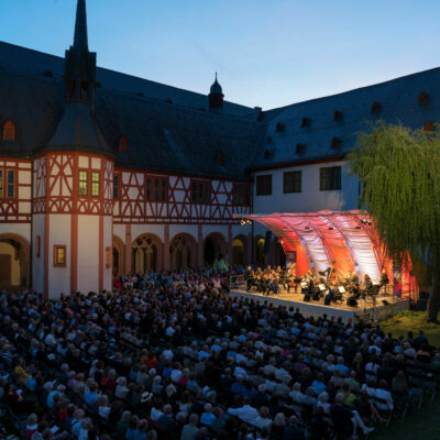 Konzert im Kreuzgang vom Kloster Eberbach beim Rheingau Musik Festival