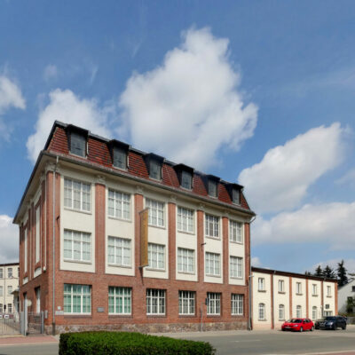 Die Tuchfabrik Crimmitschau ist einer von vier Spielorten der Fahrradtour