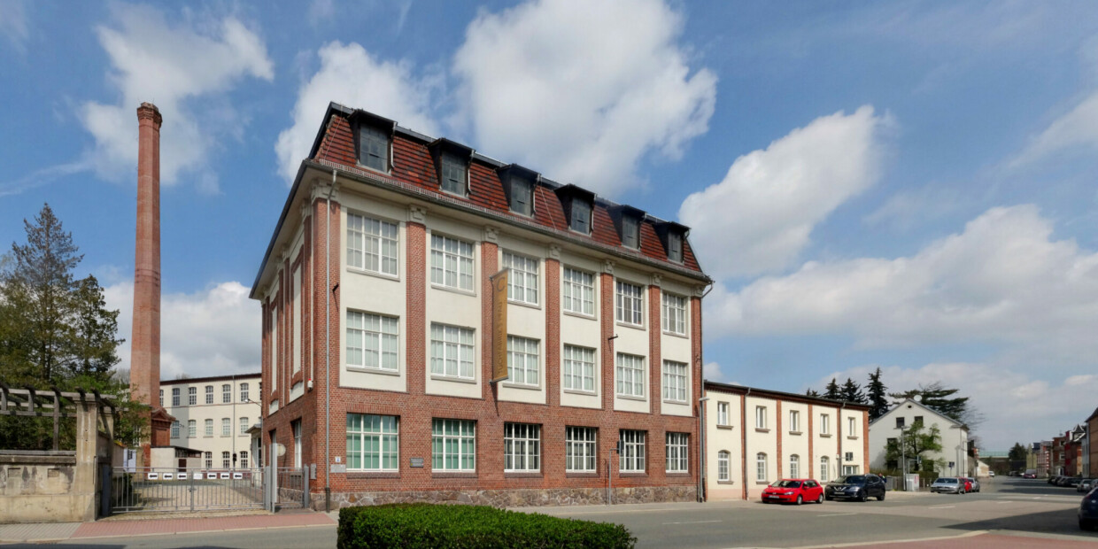 Die Tuchfabrik Crimmitschau ist einer von vier Spielorten der Fahrradtour
