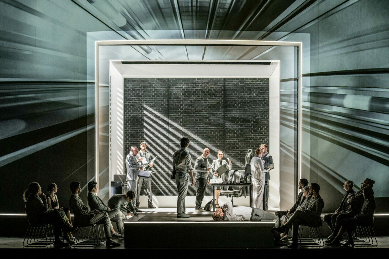 Szenenbild aus „Wozzeck“ am Theater Chemnitz