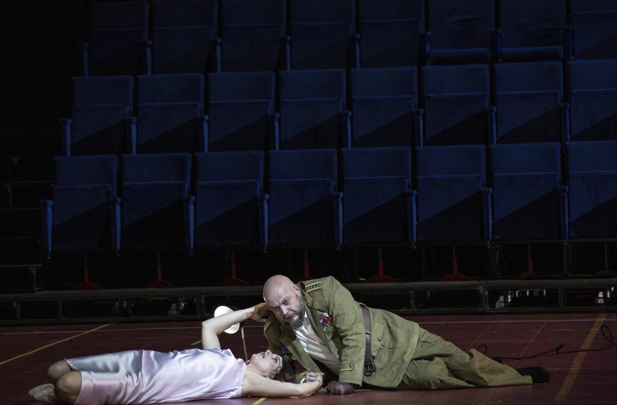 Szenenbild aus Verdis „Macbeth“ bei den Salzburger Festspielen