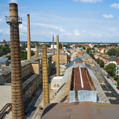 Kulturschauplatz mit industriellem Charme: das Telux-Gelände in Weißwasser