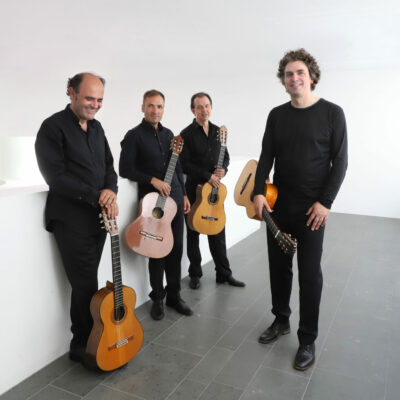 Feilt seit 30 Jahren an der Sprache der Neuen Musik: Aleph Gitarrenquartett beim Festival ZeitGenuss