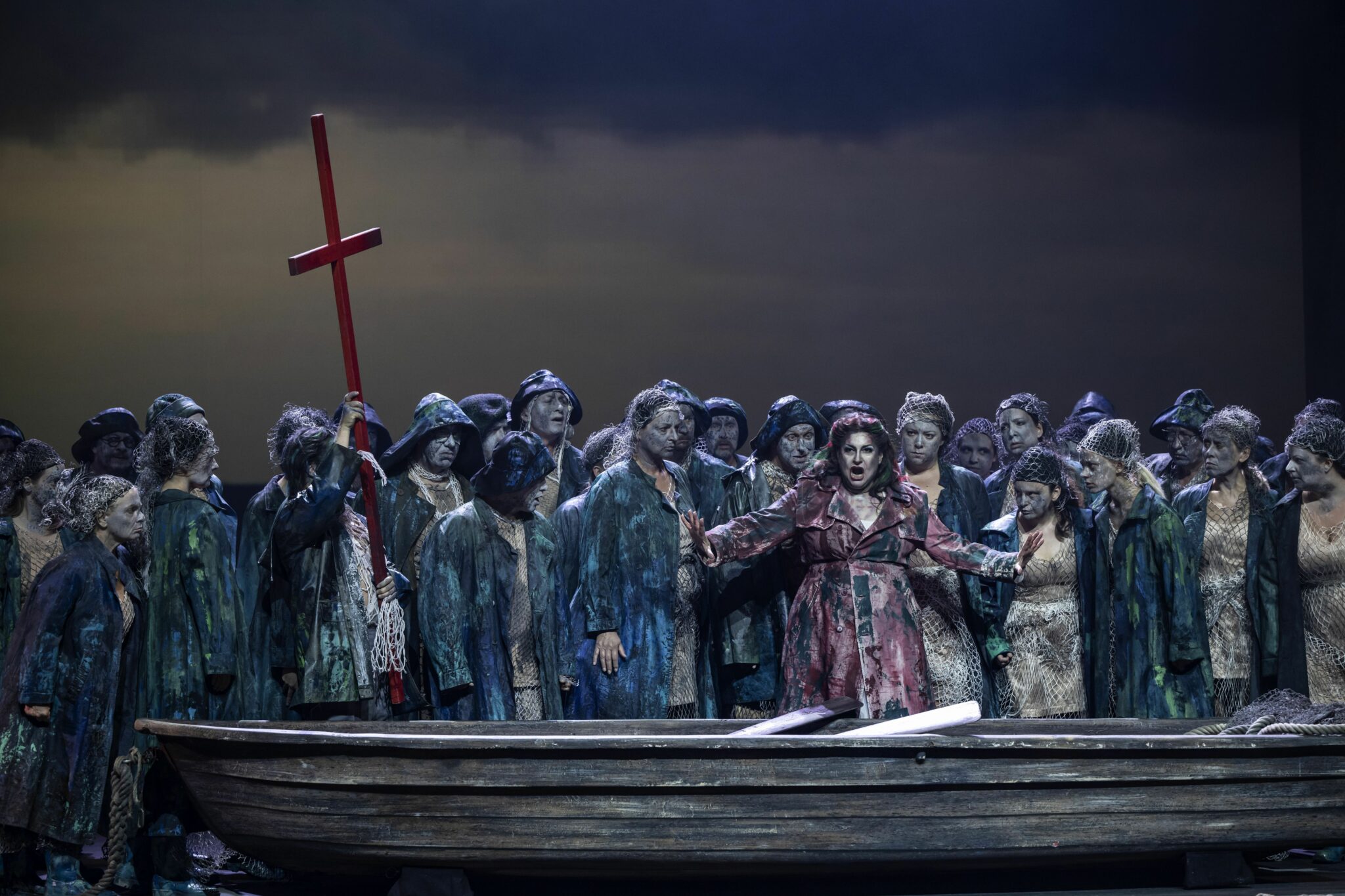 Szenenbild aus „Peter Grimes“ am Theater Erfurt