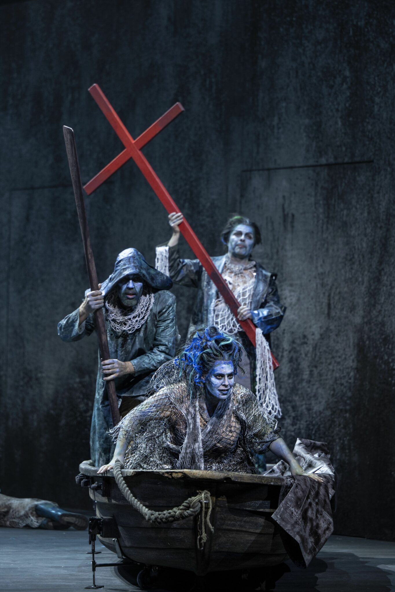 Szenenbild aus „Peter Grimes“ am Theater Erfurt