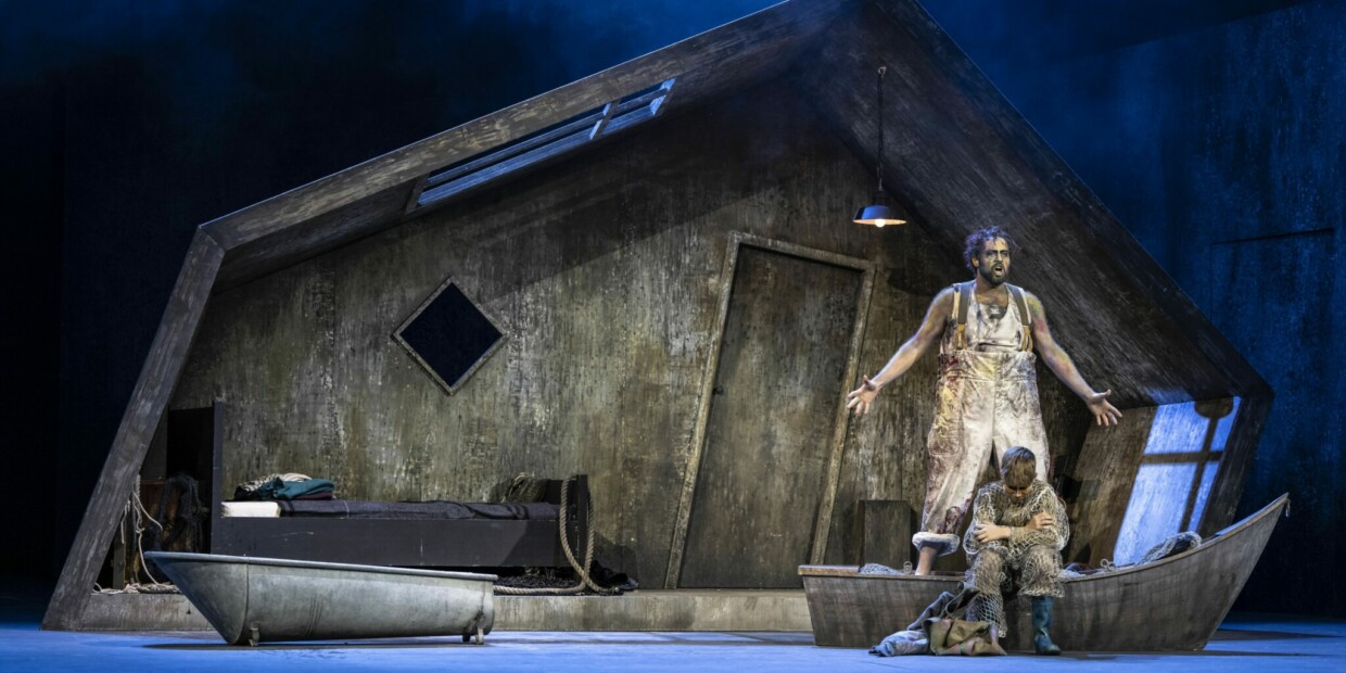 Besonders in den lyrischen Stellen überzeugt Brett Spargue in der Rolle des Peter Grimes am Theater Erfurt