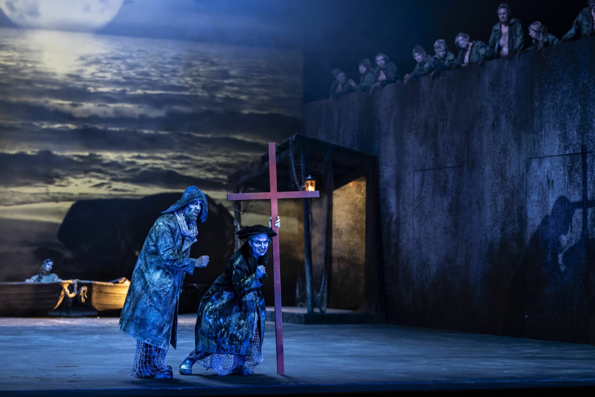 Szenenbild aus „Peter Grimes“ am Theater Erfurt