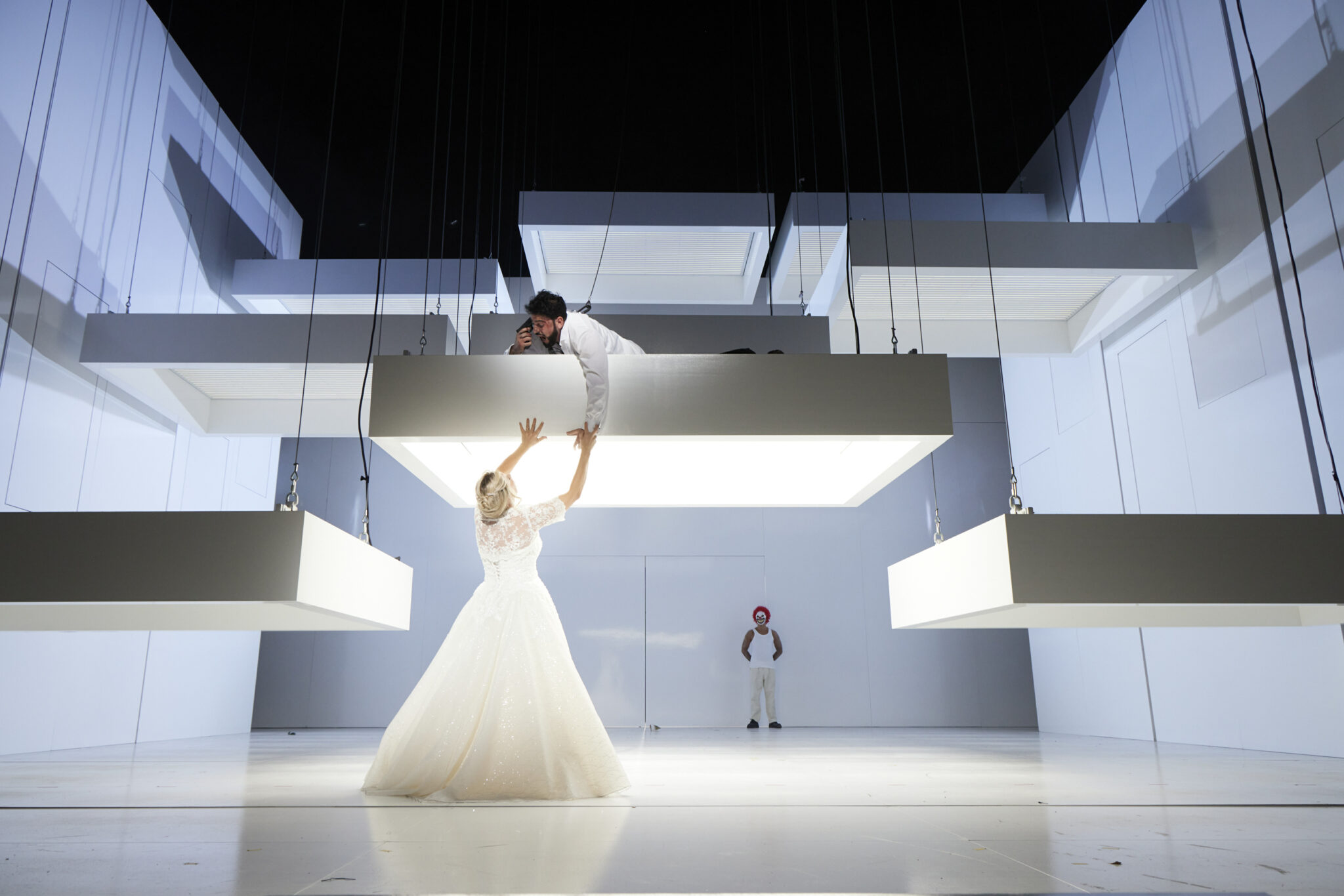 Szenenbild aus „Aida“ in der Inszenierung von Calixto Bieito an der Berliner Staatsoper