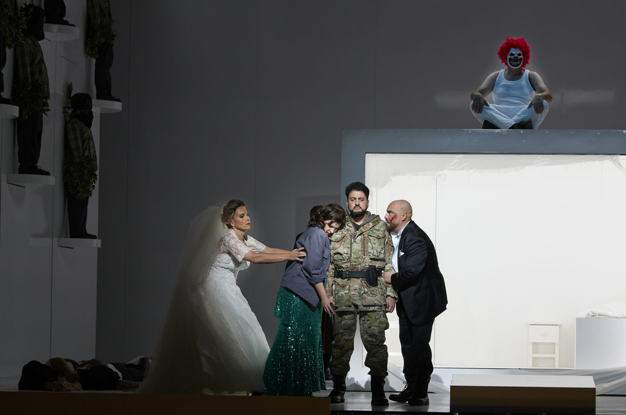 Szenenbild aus „Aida“ in der Inszenierung von Calixto Bieito an der Berliner Staatsoper