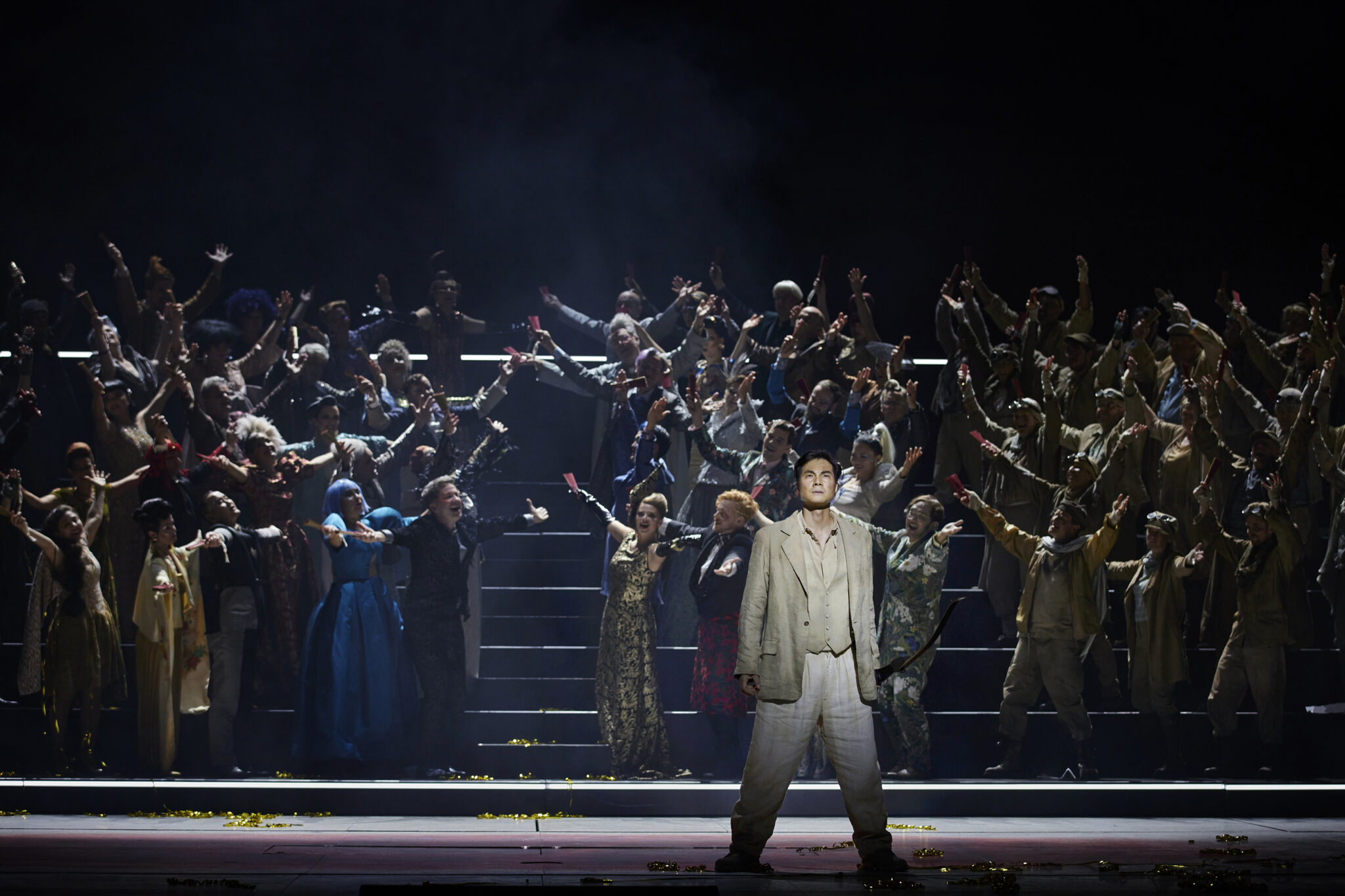 Szenenbild aus „Turandot“ an der Semperoper Dresden