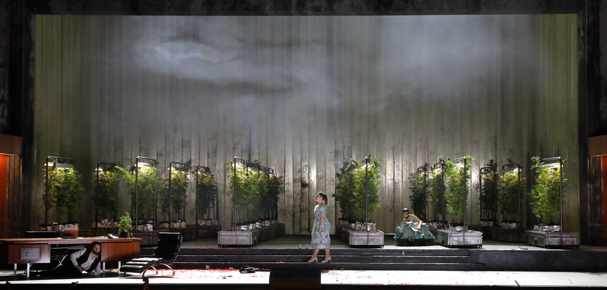 Szenenbild aus „Le nozze di Figaro“ an der Bayerischen Staatsoper München
