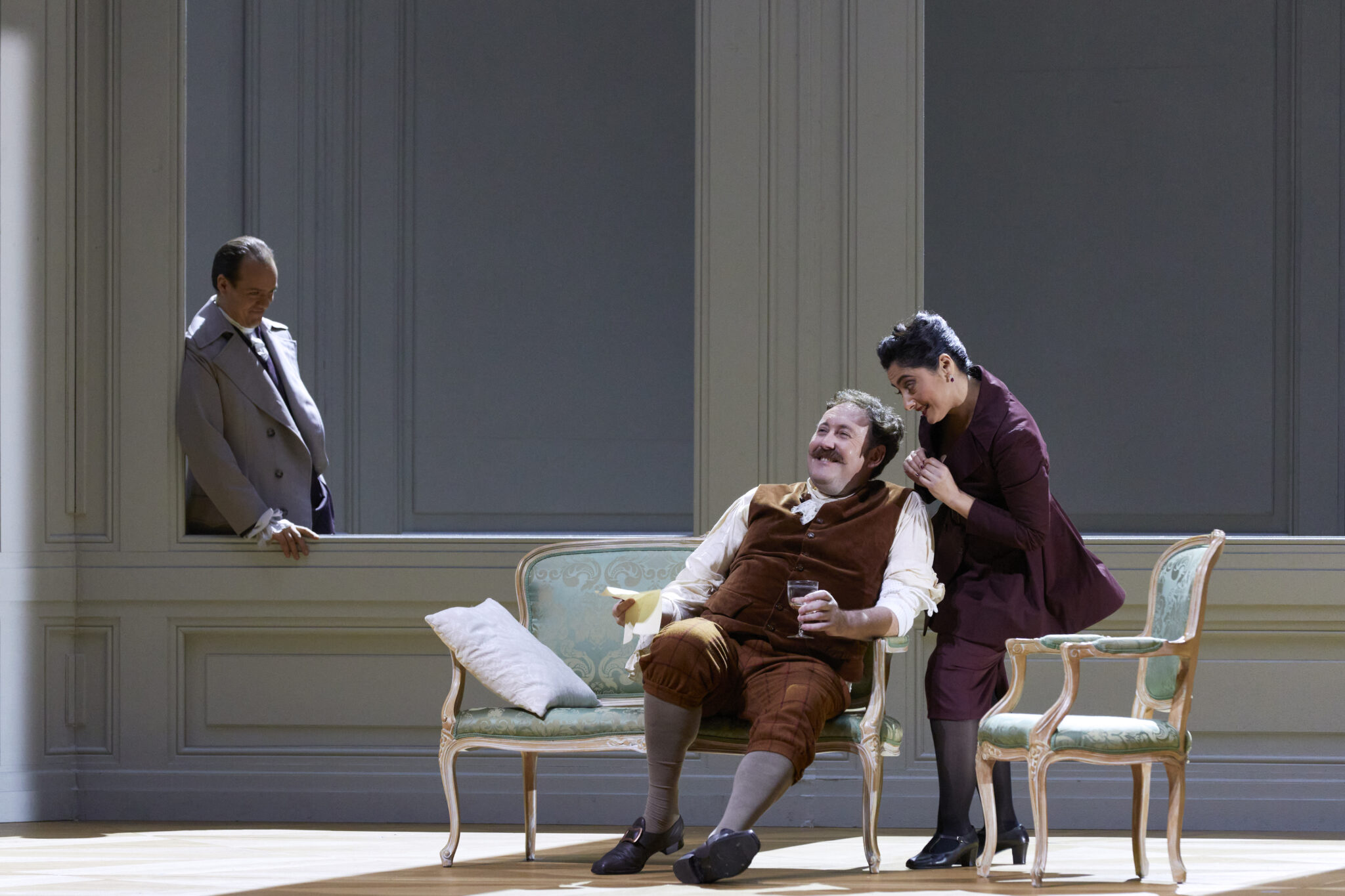 Szenenbild aus „Der Rosenkavalier“ am Grand Théâtre de Genève 