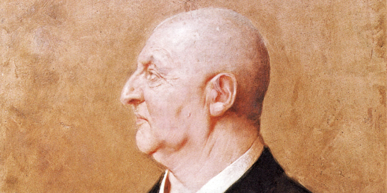 Der 61-Jährige Anton Bruckner, gemalt von Hermann Kaulbach