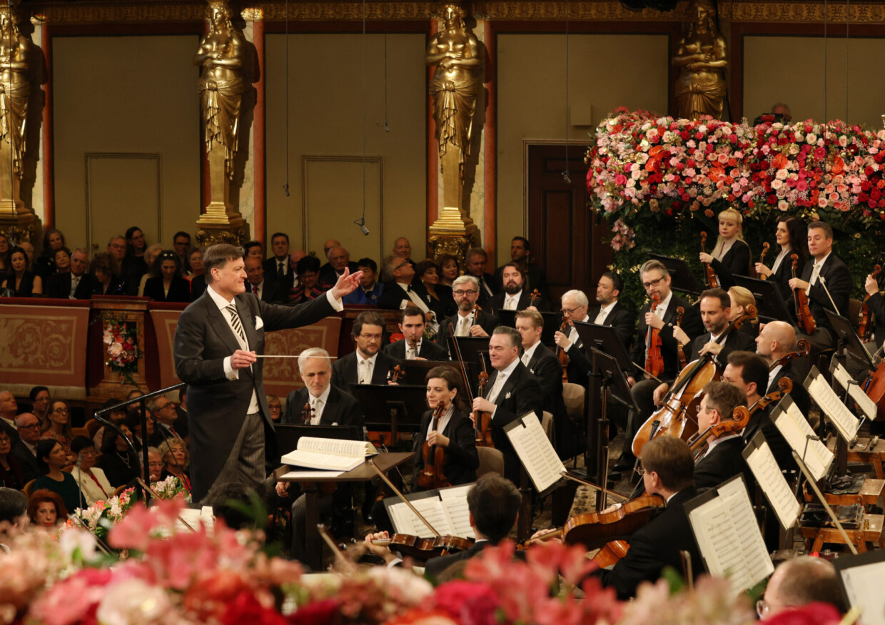 Vienna Philharmonic Orchestra conducted by Christian Telemann in New Year's Concert 2024