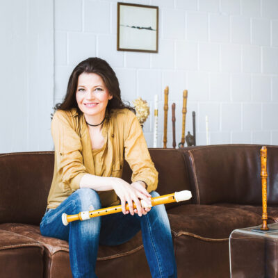 Die Blockflöten bleiben diesmal zu Hause: Dorothee Oberlinger