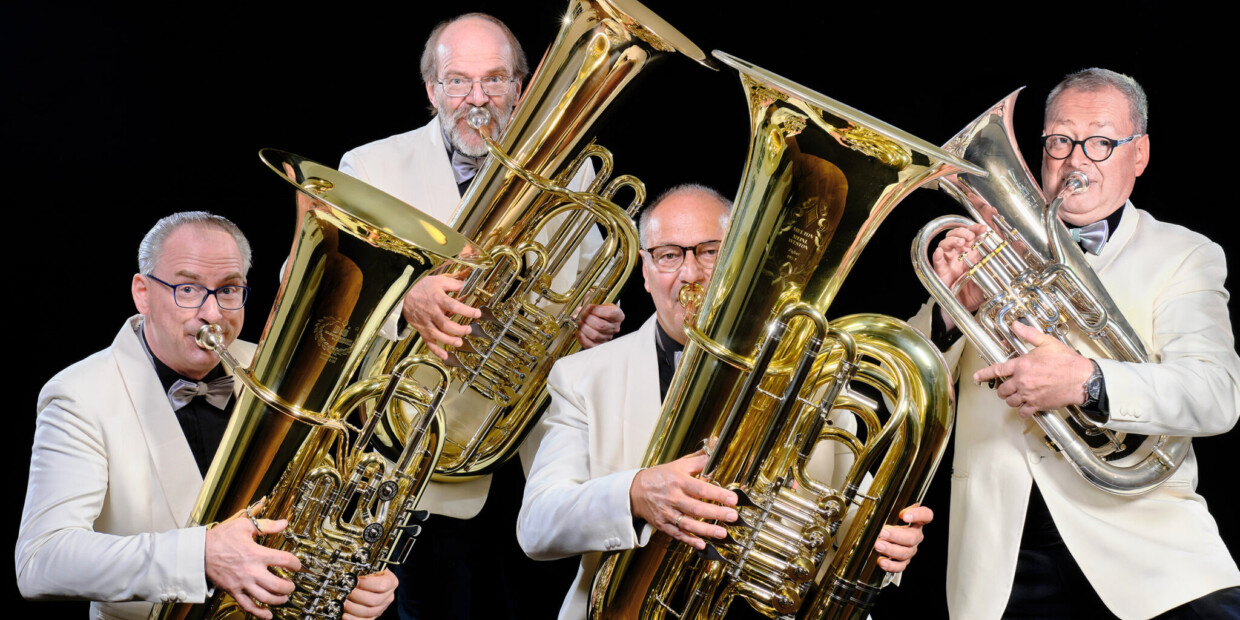 Bereit fürs Jahr der Tuba: Melton Tuba Quartett