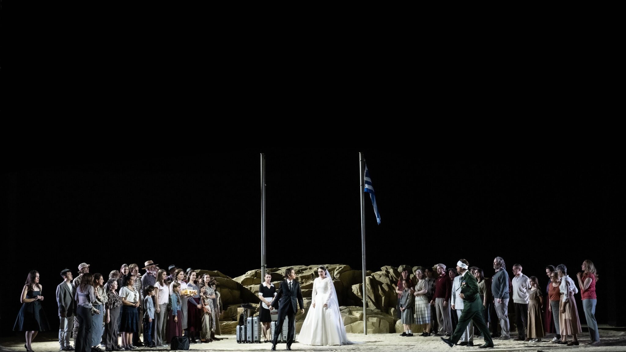 Szenenbild aus Mozarts „Idomeneo“ an der Oper Köln