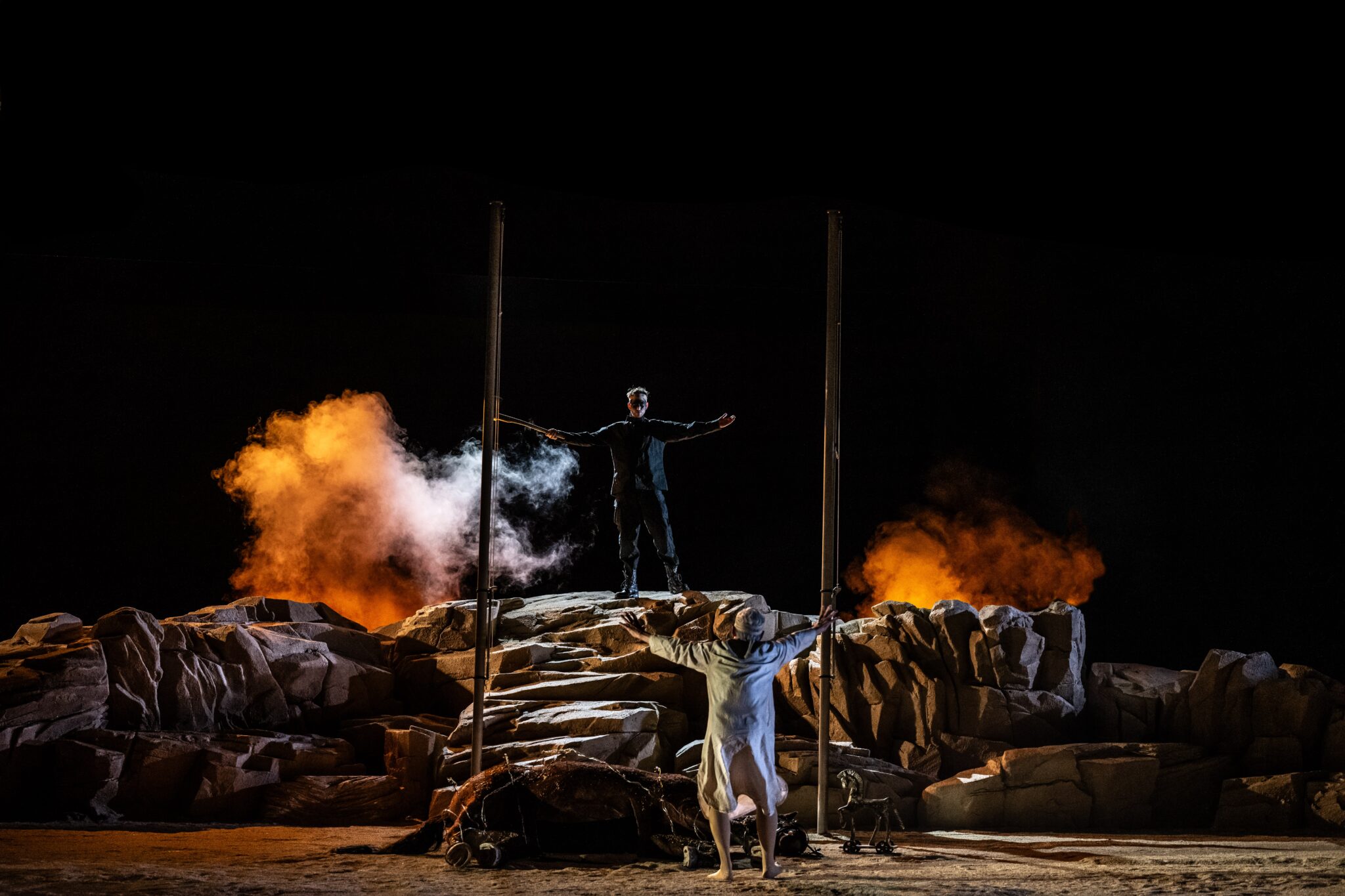 Szenenbild aus Mozarts „Idomeneo“ an der Oper Köln