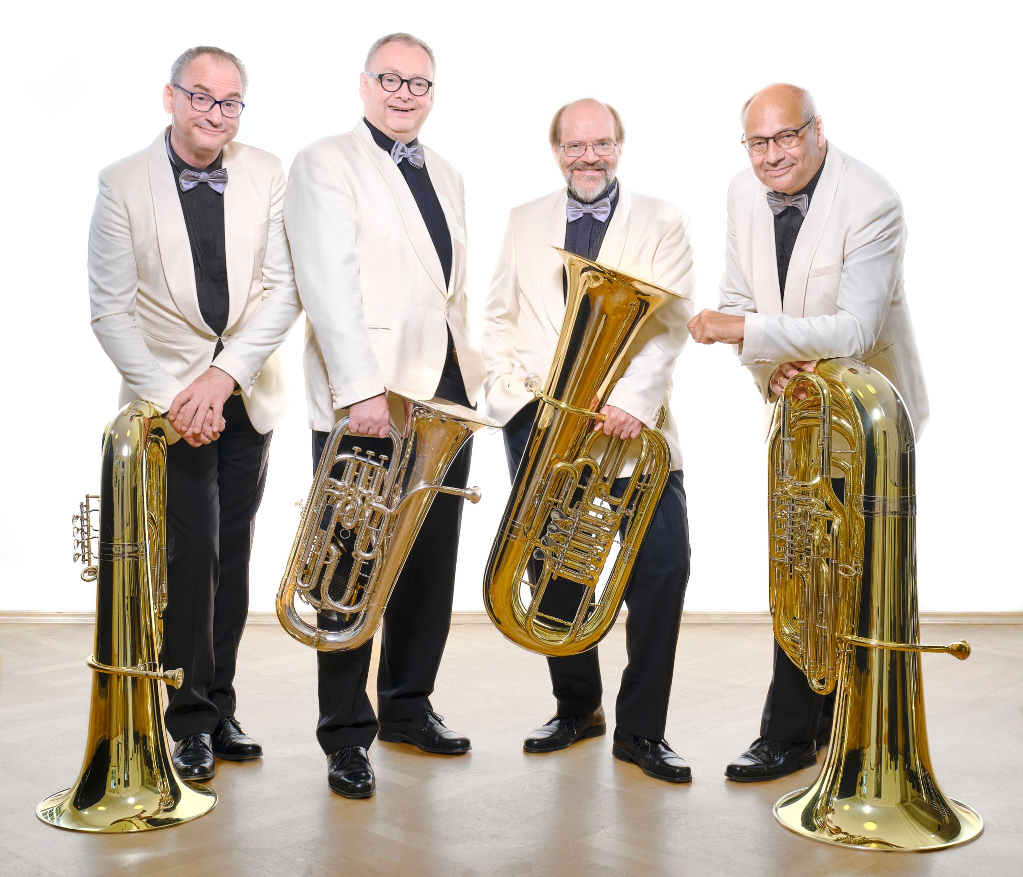 Die Auftritte des Melton Tuba Quartetts geraten mitunter zu Happenings