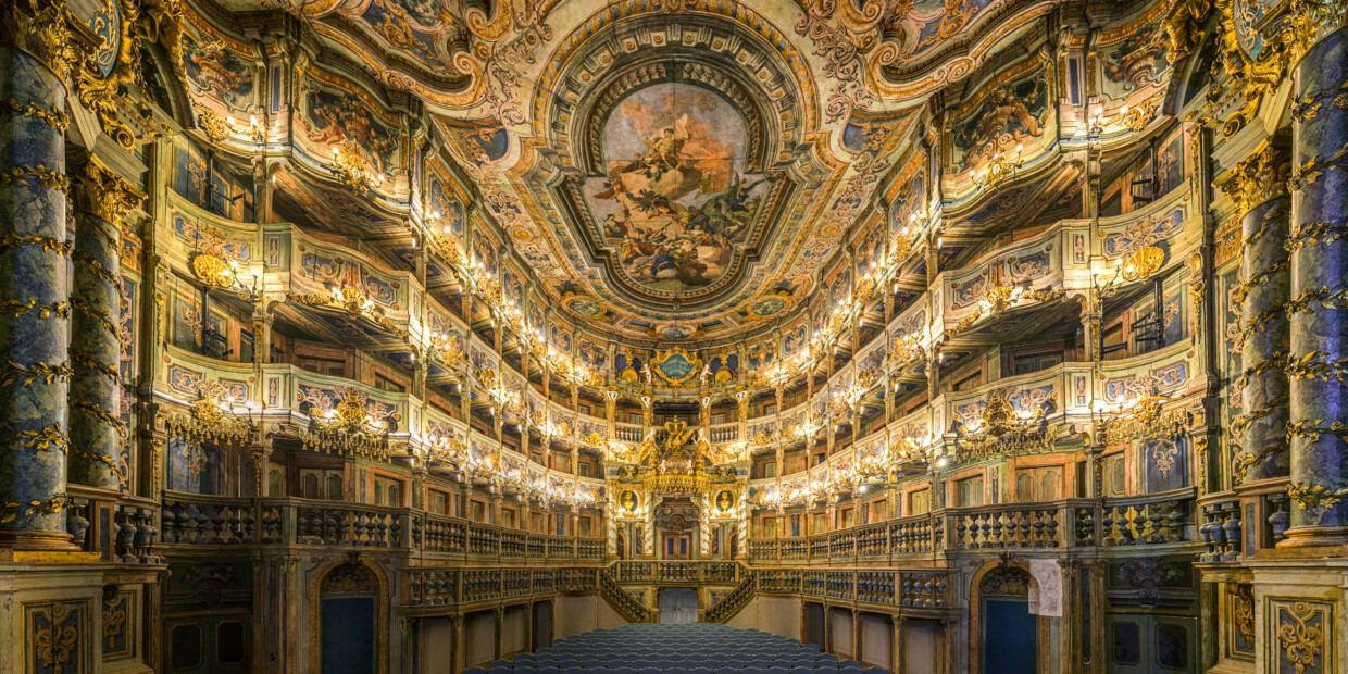 Das Markgräfliche Opernhaus ist eine der wichtigsten Spielstätten in Bayreuth